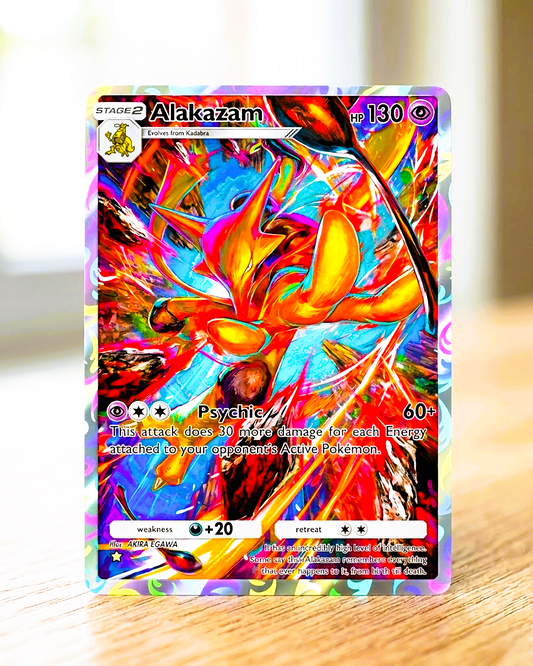 Carte personnalisée physique TCG Pocket | Alakazam A1-236 – Sommet génétique