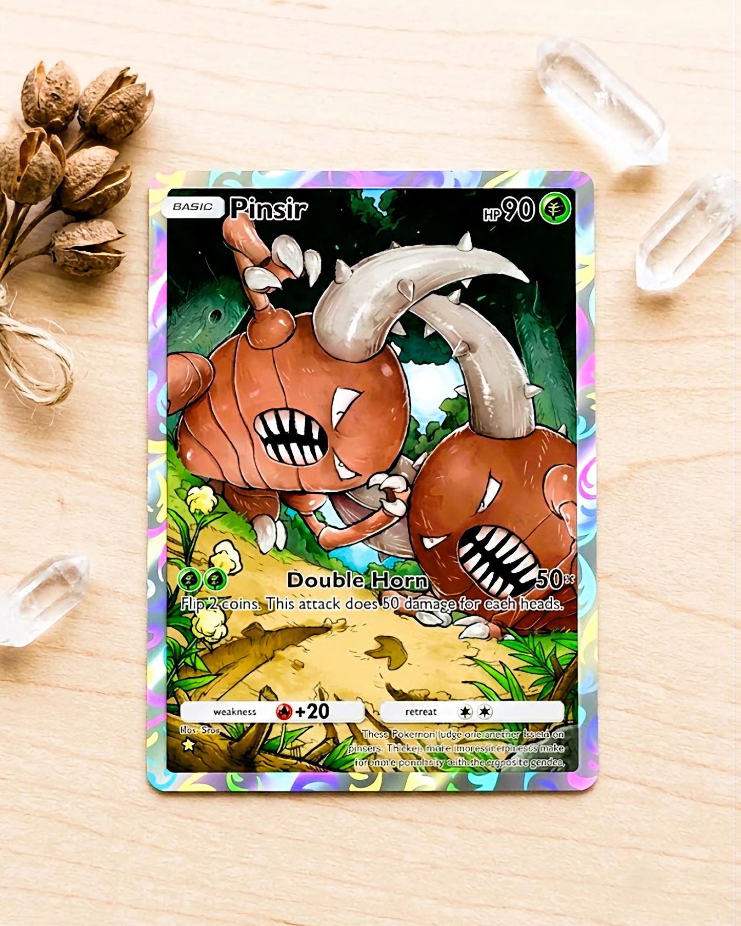 TCG Pocket Physical Custom Card | Pinsir A1-229  – Genetic Apex