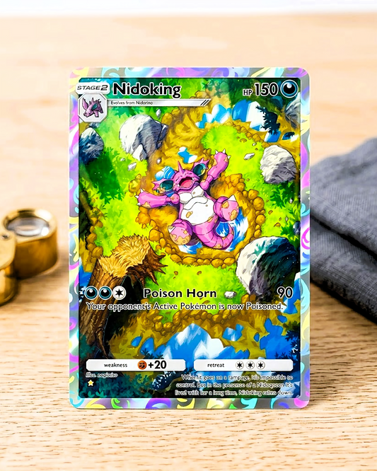 TCG Pocket Physische Custom Karte | Nidoking A1-241 – Genetischer Apex