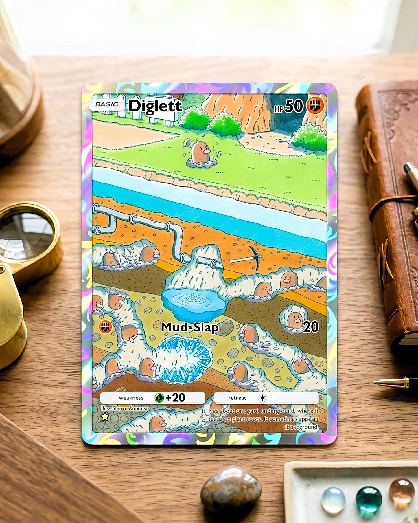 TCG Pocket Physical Custom Card | Diglett A1-238 – Genetic Apex