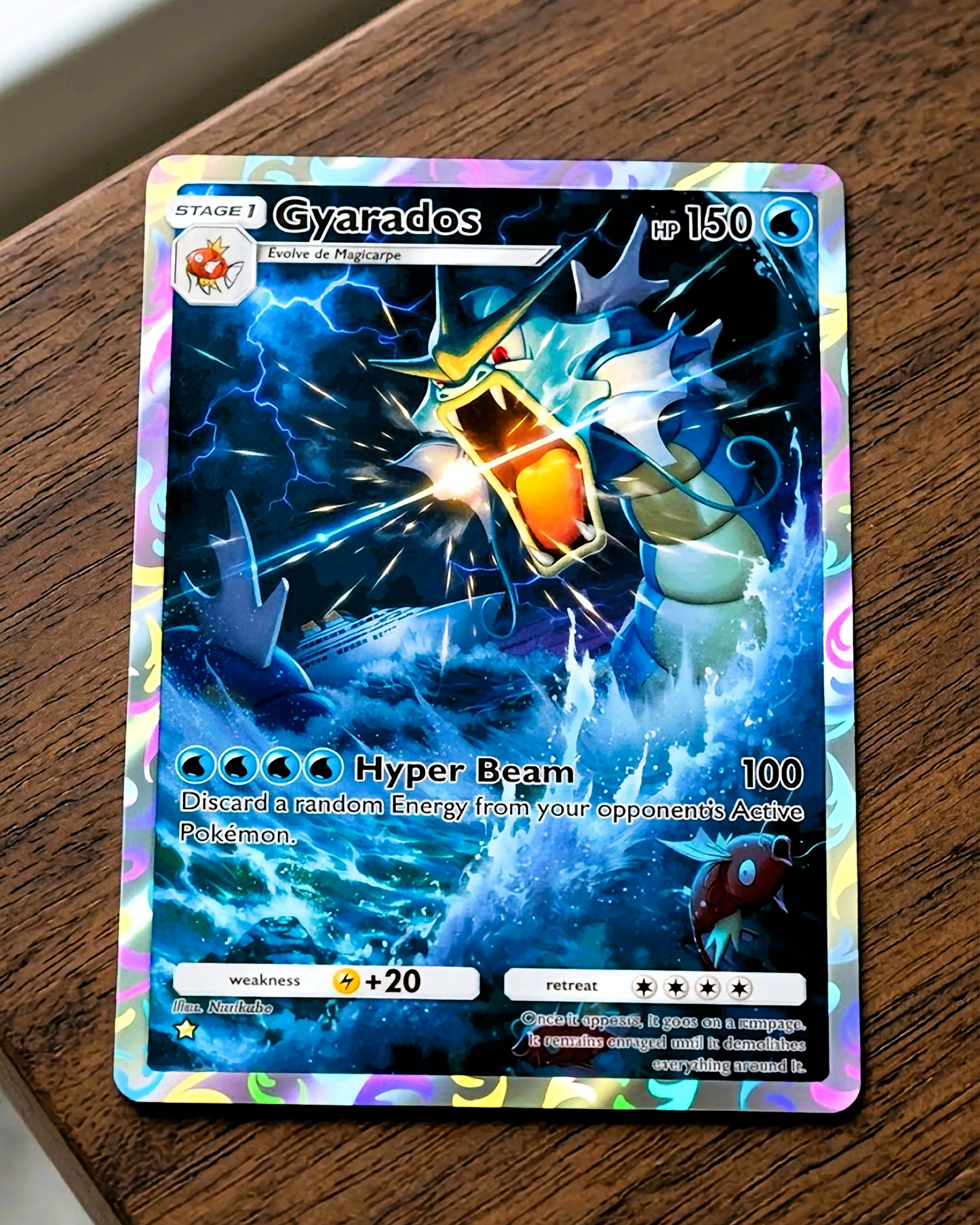 TCG Pocket Physical Custom Card | Gyarados A1-233 – Genetic Apex