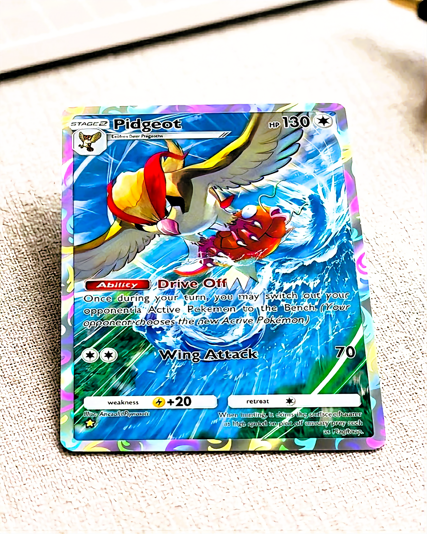 TCG Pocket Physical Custom Card | Pidgeot A1-245 – Genetic Apex