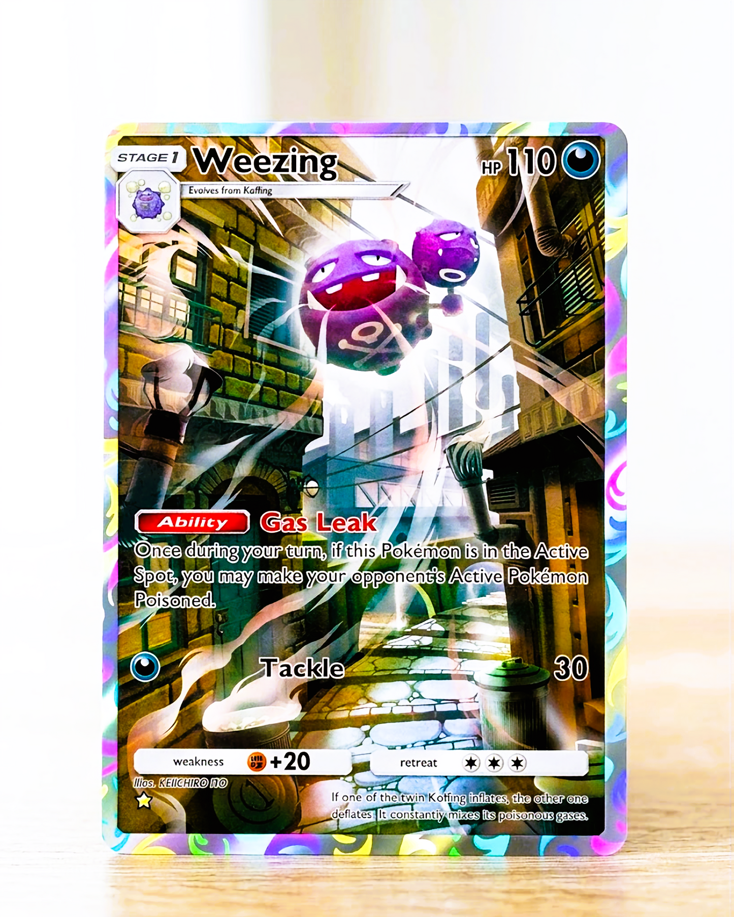 TCG Pocket Physical Custom Card | Weezing A1-243 – Genetic Apex