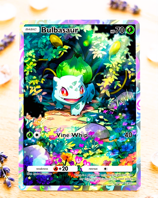 TCG Carte Physique Personnalisée Bulbasaur A1-227 – Apex Génétique