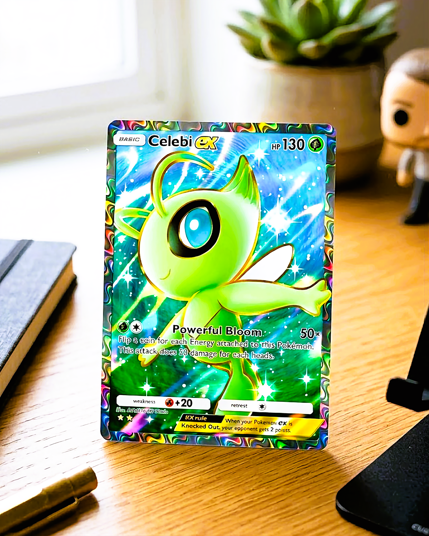 TCG Pocket Physische Custom Karte | Celebi EX Full Art A1a-075 – Mythical Island